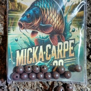 Perle Rubber Bead 6mm Marron Par 15