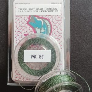 Tresse Soft Braid Hookling 25Lb/11.3Kg 50M MikaCarpe28