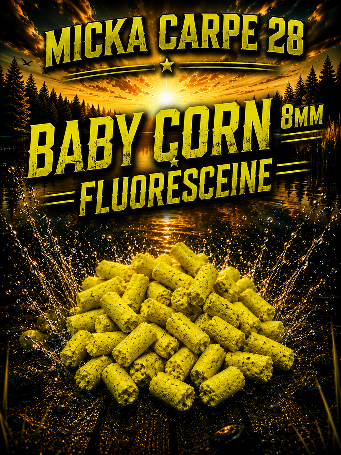 Baby Corn 8mm fluoresceine